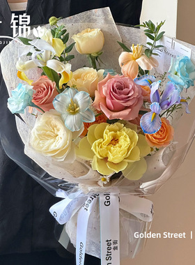 花束内衬包花纸手工花艺DIY材
