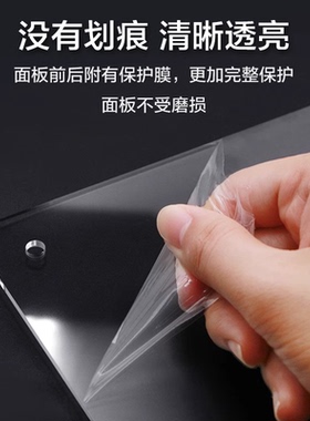 亚克力证书框透明相框画框摆台挂墙展a4专利8K证照营业执照框架