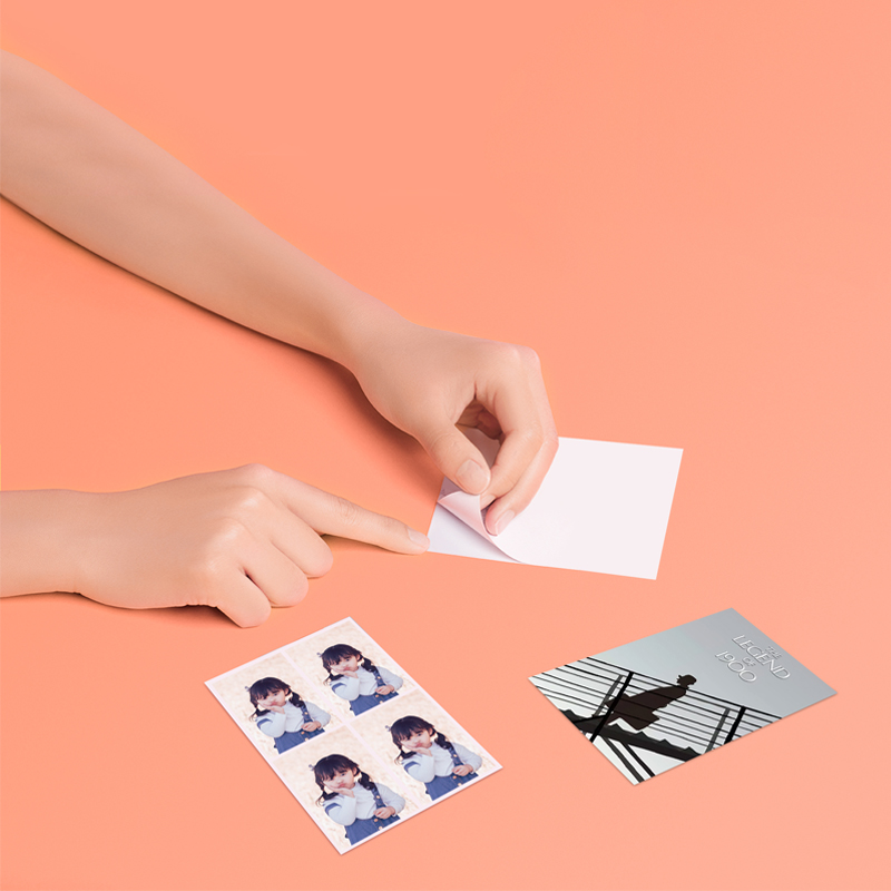 极印原装留声手机照片打印机打印纸6寸6英寸40张热升华色带彩色相纸套装 - 图2