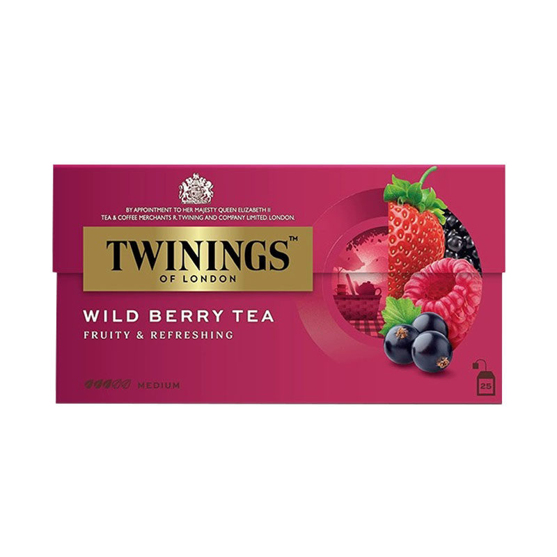 英国川宁Twinings果茶综合野莓果香红茶25片装茶包袋泡茶红茶,淘宝优惠券,粉丝福利购,淘宝优惠卷