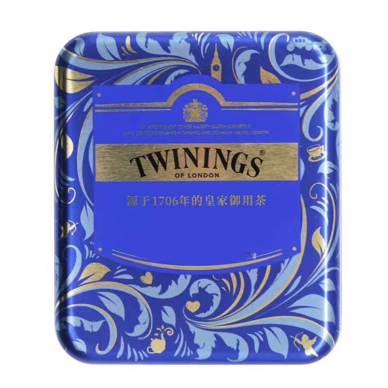 川宁TWININGS 婚礼婚庆伴手小礼盒 袋泡茶红茶包马口铁盒茶盒茶罐