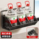 Kitchen onion, ginger and garlic storage basket without hole punching storage shelf wall