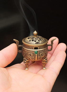 天元鼎复古祥云香薰炉助眠安神