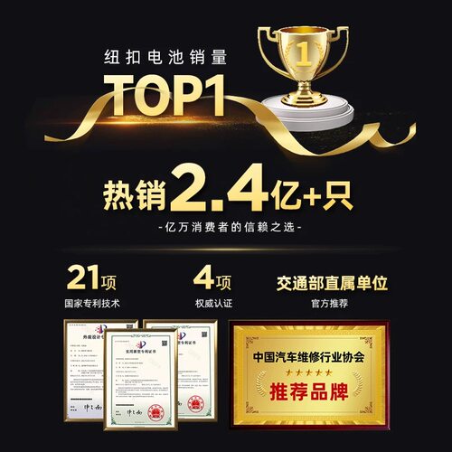 南孚传应CR2032纽扣电池CR2025超导石墨大众奔驰奥迪宝马现代别克日产丰田3V汽车钥匙遥控器大容量电池 - 图0