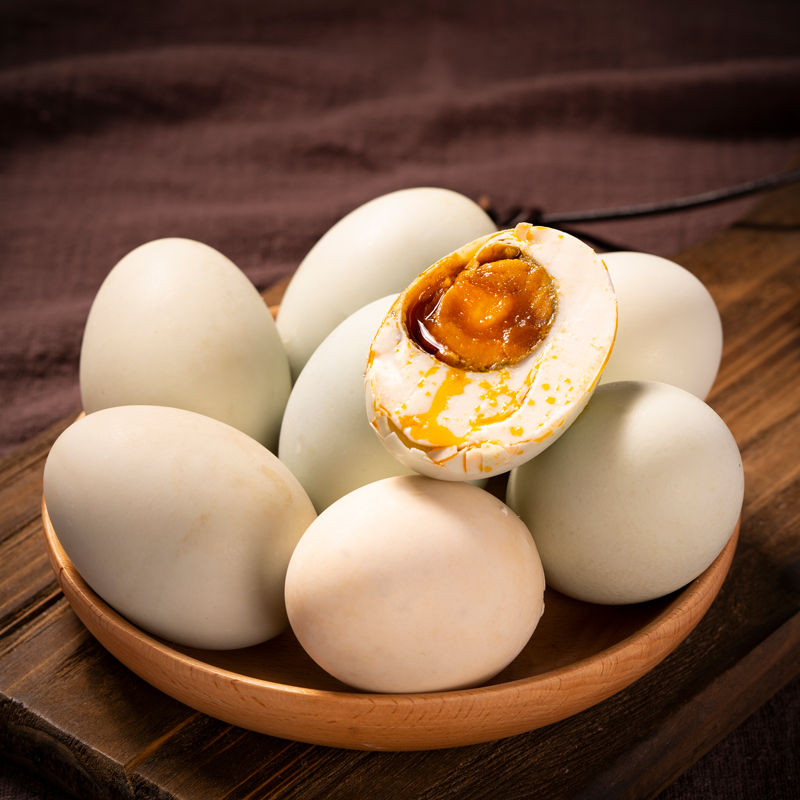 真味达食品旗舰店高邮咸鸭蛋正宗流油整箱特大新鲜腌制熟盐蛋海鸭蛋流油咸鸭蛋20枚2