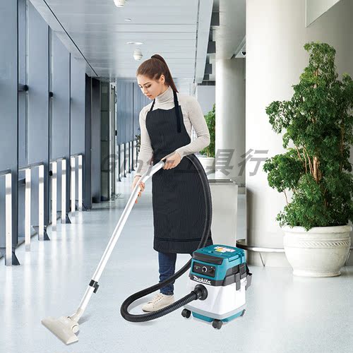 Makita牧田DVC150L工业吸尘器锂电36V充电式交直流干湿两用除尘机 - 图0