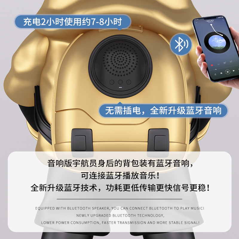 客厅大型宇航员太空人落地摆件家居电视沙发旁装饰品开业乔迁礼品 - 图0