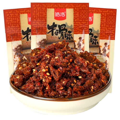 皓浩牛仔骨味辣条小时候童年怀旧麻辣零食大礼包儿时回忆香辣小吃 - 图3