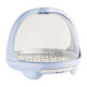 Dustproof bottle storage box with lid, baby tableware drain