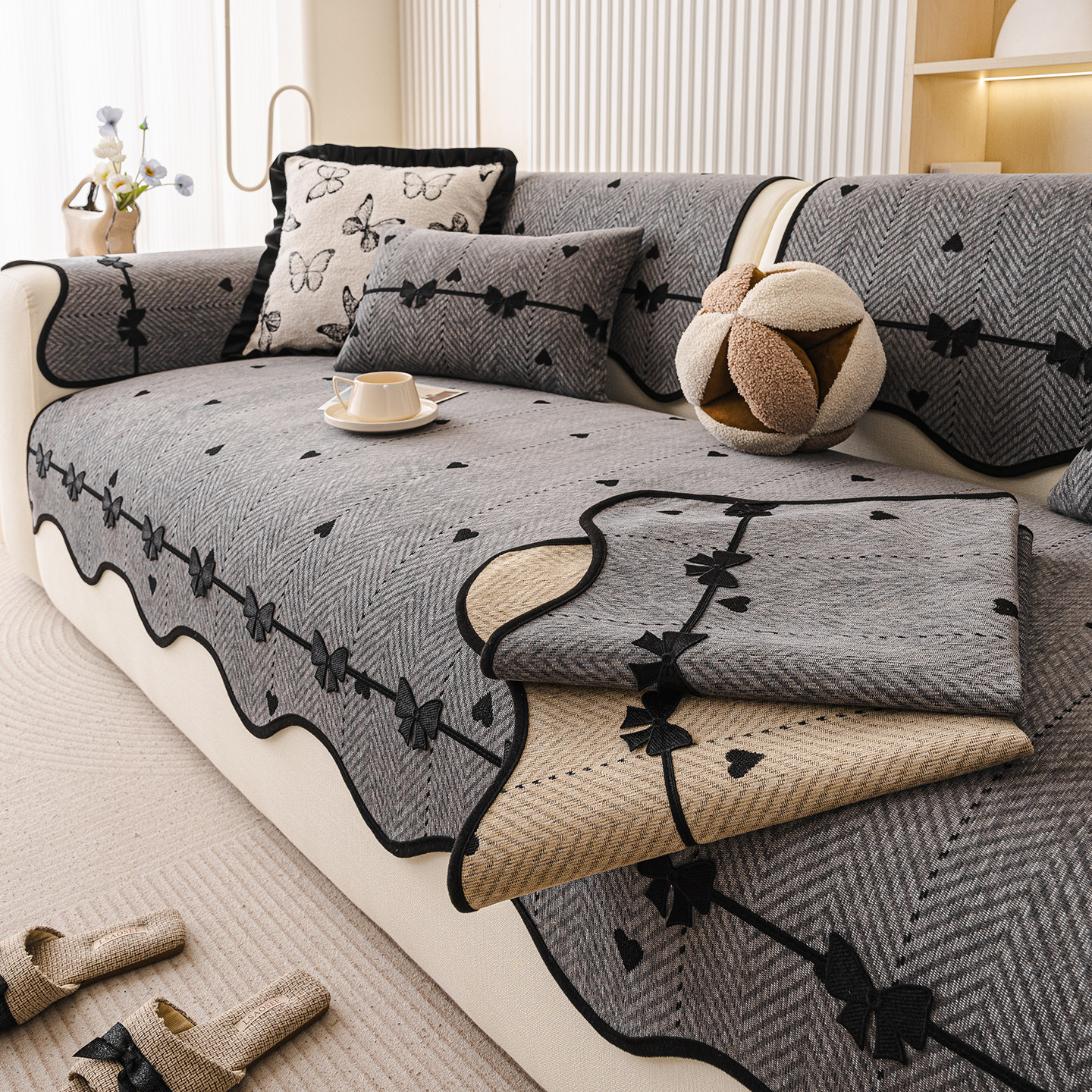 沙发垫冬2025新款四季通用固定防滑沙发坐垫子高级感套罩盖布巾座,淘宝优惠券,粉丝福利购,淘宝优惠卷