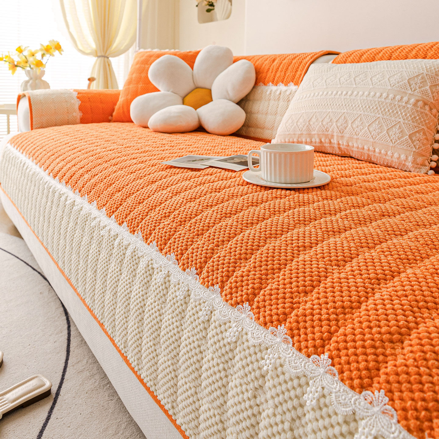 轻奢高级感沙发垫四季通用2025新款固定防滑沙发坐垫子套罩盖布巾,淘宝优惠券,粉丝福利购,淘宝优惠卷