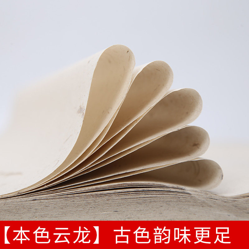 红星宣纸红星牌原色书画纸本色云龙皮纸加厚半生熟手工书法练习创作用纸山水花鸟国画安徽泾县宣纸旗舰店生宣,淘宝优惠券,粉丝福利购,淘宝优惠卷