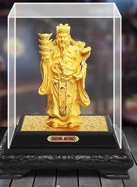中飘带财神 厂家新款金财神摆件商务会销金财神爷招财工艺品