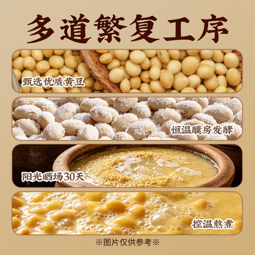 瑞心意普宁豆酱正宗潮汕特产豆瓣酱黄豆酱炒菜砂锅粥调料230g瓶装 - 图1
