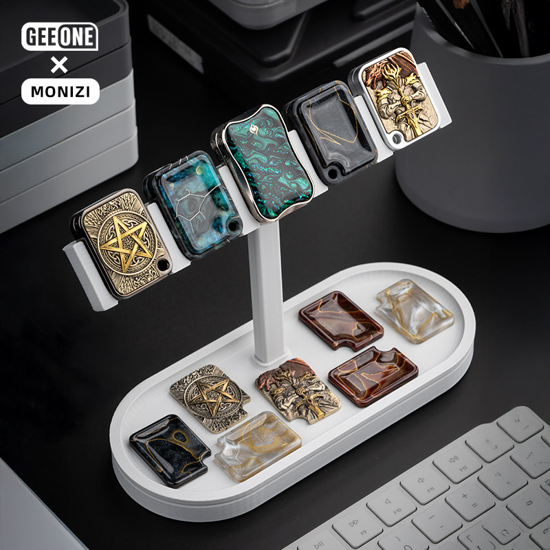 指玩屋EDC 桌面洞洞板展示架律动推牌玩具收纳置物架多层周边整理,淘宝优惠券,粉丝福利购,淘宝优惠卷