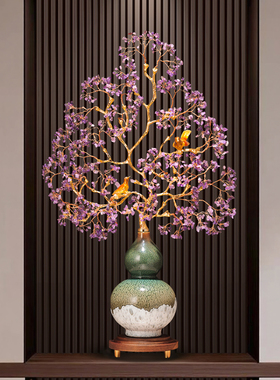 入户紫气东来葫芦摆件大号高档客厅玄关电视柜装饰品乔迁新居礼品