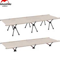 Outdoor Camping Bed Portable Folding Bed Office Solid Single Lunchtime Bed Lying Bed Ultra Light Aluminum Alloy Row Army Bed