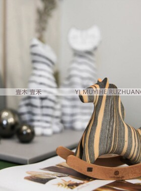 样板间儿童房毛绒玩具主题摆件