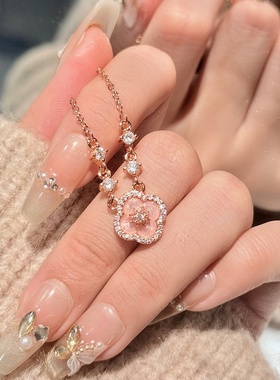 「幸运四叶草」S999纯银项链手作