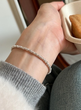 「锦鲤小鱼牌」S999纯银手链手作