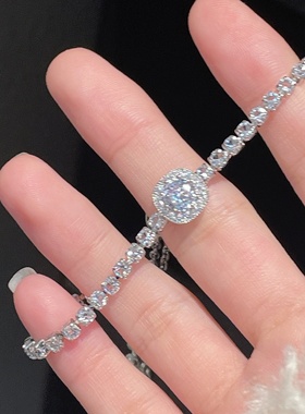 「满天星方糖」999纯银手链原创