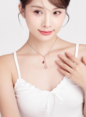 「福禄双全」999纯银项链原创