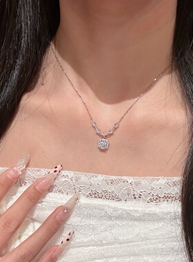 「漫天星光方糖」S999纯银项链