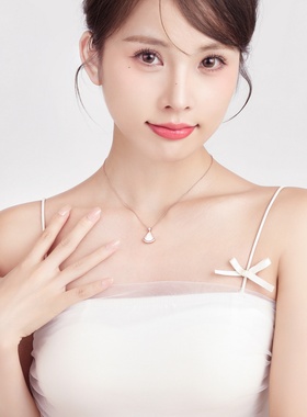 【白贝小裙子】999纯银项链原创