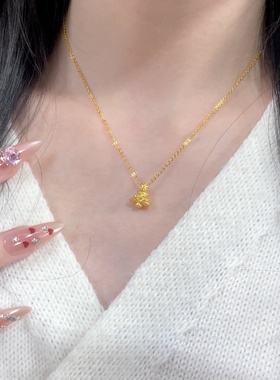 「圣诞许愿树」S999纯银项链手作