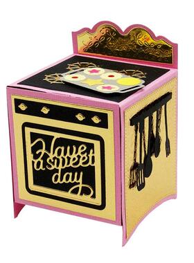 冰淇淋茶壶五角星盒子切割刀模cuttingdiesscrapbooking压花