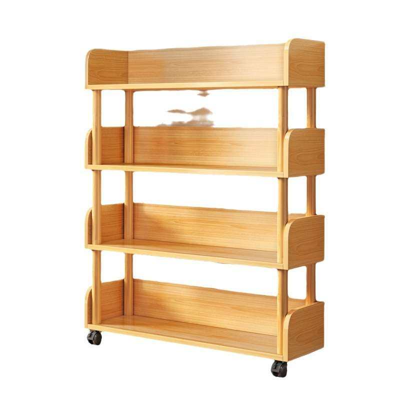 移动带轮书架置物架落地家用储物收纳架卧室简易书柜客厅展示货架,淘宝优惠券,粉丝福利购,淘宝优惠卷