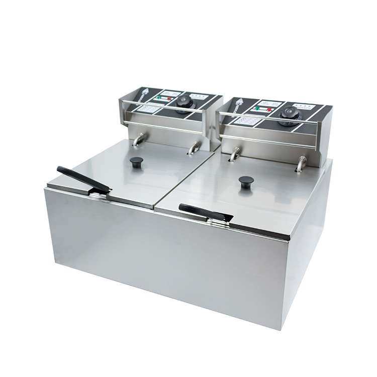 电热炸炉 双缸双筛油炸锅 油炸炉薯条油炸机小吃机器摆摊地摊,淘宝优惠券,粉丝福利购,淘宝优惠卷