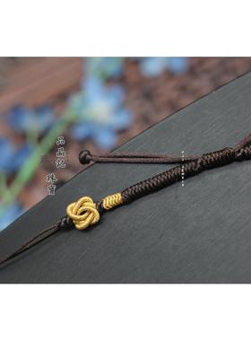 2025手编半成品DIY手绳男女手链穿珠编绳貔貅玉牌情侣本命年开口