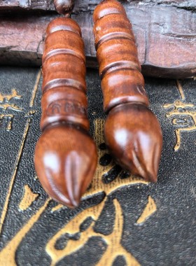 2026龙虎山发货雷击枣木六分文昌笔吊坠挂件精雕文昌笔挂件道家用