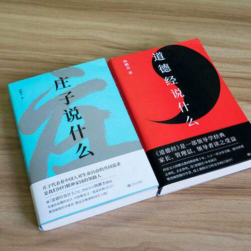 庄子说什么+道德经说什么(套装2册) 韩鹏杰 庄子思想 道家作品解读 樊登作序推荐 中国人对生命自由的共同追求 果麦出品 - 图1