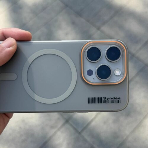 个性潮牌Magsafe冰雾磁吸适用苹果16e手机壳PC亚克力15promax硬肤感iPhone14/13mini情侣12网红Xr无感套8撞色 - 图1