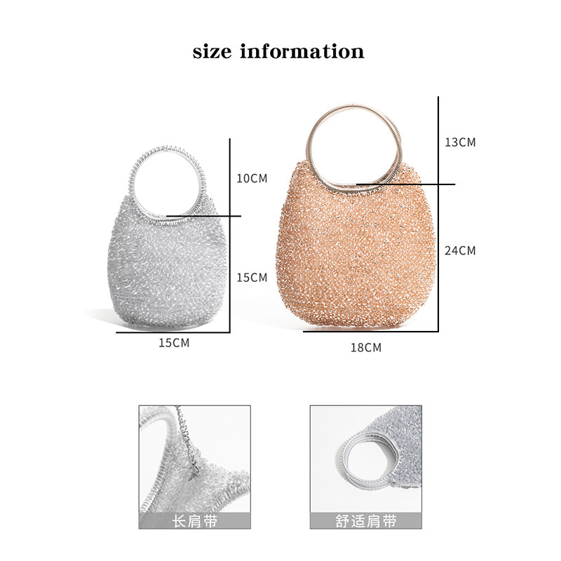 明星同款水滴包PVC纯手工编织包小香风链条包女斜挎高级感晚宴包,淘宝优惠券,粉丝福利购,淘宝优惠卷