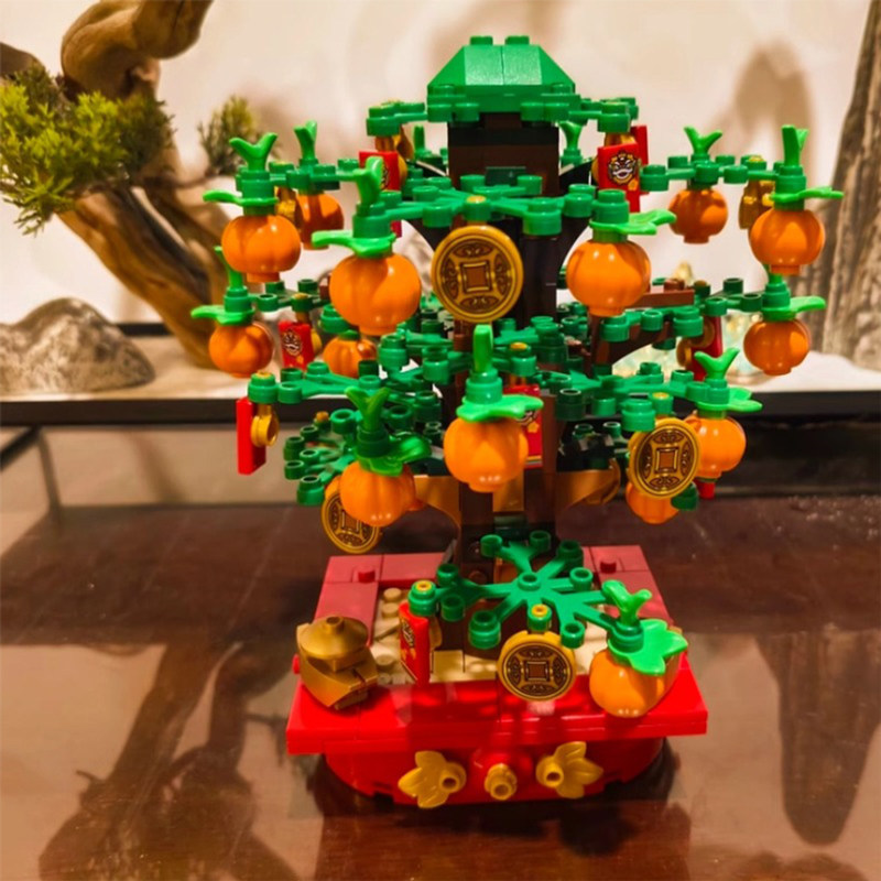 【自营】自营乐高40648摇钱树发财树春节中国风男女积木新年礼物