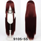 Freeman Long bangs, universal long straight hair cos wig 100cm multi-color hair girl style animation game daily