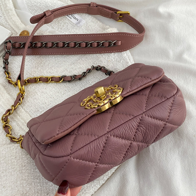 2021新款单肩高级感迷你时尚胸包 佐析女士包袋