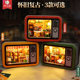 Nostalgic box theater puzzle diy assembly model