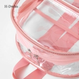 Летняя сумка, прозрачный детский свежий цветной школьный рюкзак для школьников, японские и корейские