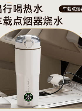 车载烧水杯12v24v车用电热水杯