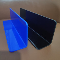 Acrylic L type sofa damper table bottom bed bottom damper guardrail organic glass shelf separator guard rail splash-proof water