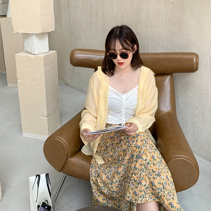 【125斤唐不灵bling】胖妹妹女碎花裙 唐不灵Bling微胖定制大码女装