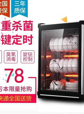 免沥水消毒柜家用小型台式饭店餐饮商用立式大容量餐具碗筷保洁柜
