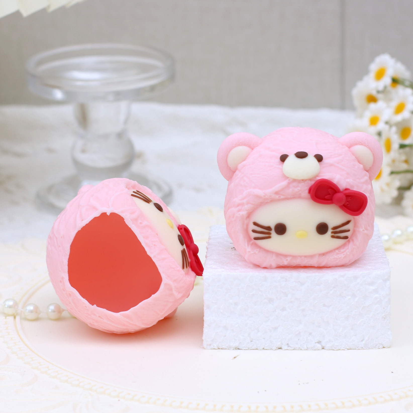 kt猫巧克力蛋糕装饰大头KT片成品卡通粉色ins风烘焙甜品摆配件,淘宝优惠券,粉丝福利购,淘宝优惠卷