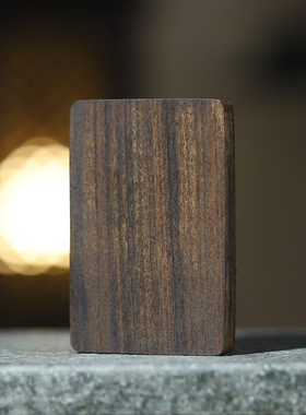 菩萨棋沉香木浮雕雕刻单面麒麟牌子吊坠中国风手把件木质文玩脖挂