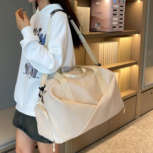瑜伽健身包女运动训练包女干湿分离大容量手提斜挎旅行李袋收纳包 - 图0