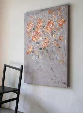 Jellypaint中古风花卉肌理油画